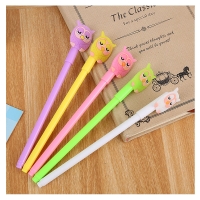 5pk Cute Owls Ballpoint Gel Pens Funky School Supply Kids Party Gift Bag Fillers