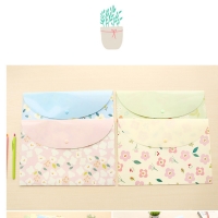 Cute Flowers Floral Fashion A4 Plastic Document Wallets File Folders Filing Paper Storage