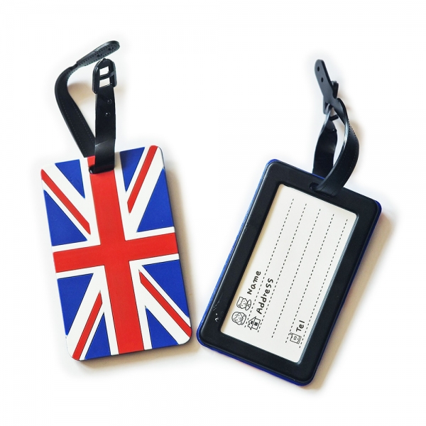 FREE 1pk British Union Jack Flag Luggage Tag