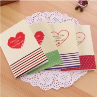 Love Hearts Mini Cute Notebooks Small Notepads Notes Pad Pocket Memo Pads Lined