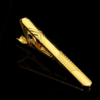 T4-2-001 Mens Metal Silver Gold Tie Clip