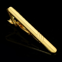 T4-2-005 Mens Metal Silver Gold Tie Clip