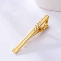 T1-15-001 Mens Metal Silver Gold Tie Clip