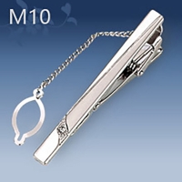 M10 Mens Metal Silver Gold Tie Clip