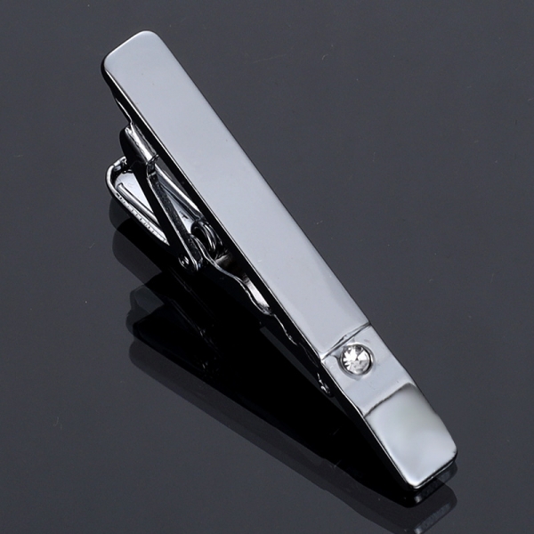 T3-20 Mens Metal Silver Gold Tie Clip