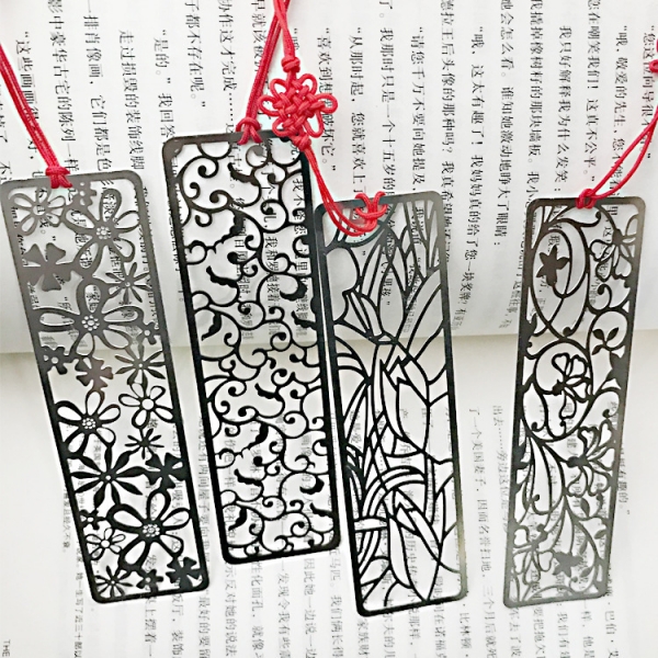 Elegant Flowers Cute Metal Floral Bookmarks For Books Book Markers Gift For Readers Reading Lovers
