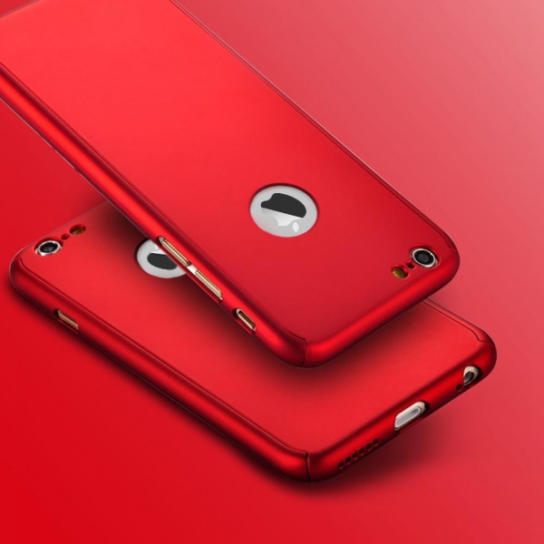 Basic Matte Red iPhone 6 Plus 6S Plus Phone Case