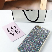 Glitters Silver iPhone 7 Plus 8 Plus Phone Case