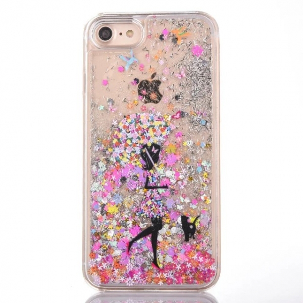 Glitter Liquid - Girl B Multi-Colour iPhone 10 iPhone X Phone Case