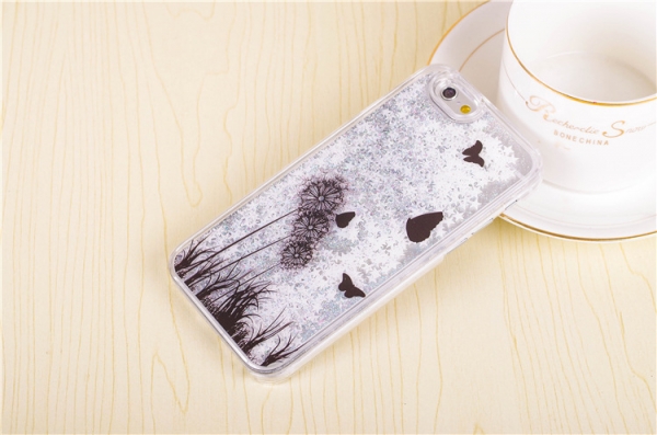 Flowers Butterflies Silver iPhone 7 8 Soft Hard Phone Case Cover Clearance Offer