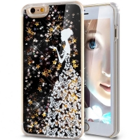 Glitter Liquid - Girl D iPhone 6 6S Phone Case