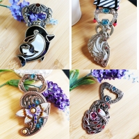 Retro Style Animals Flowers Magnetic Bottle Opener With Magnet Party Favor Gift