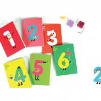 Cute 0 To 12 Numbers Mini Notebooks Kids Birthday Party Gift Bag Fillers Small Notepads Memo Pads