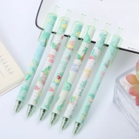 6pc Dinosaurs Animals Press Ballpoint Gel Pens Cute Kids Party Gift Bag Fillers