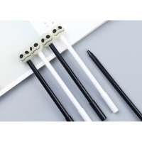 4pk Halloween Skeleton Skull Ballpoint Gel Pens Funky Kids Party Gift Bag Filler