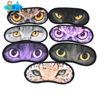 Cat Leopard Owl Animals Sleep Masks Lightweight Eyeshade Comfortable Eye Masks