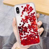 Floating Hearts Red iPhone 12 Mini Phone Case