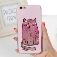 Glitter Liquid - Cat iPhone 11 Pro Max Phone Case
