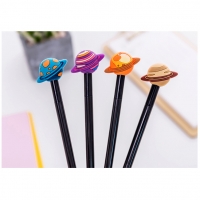 4-12pc Galaxy Planets Ballpoint Gel Pens Cute Funky Kids Party Gift Bag Fillers