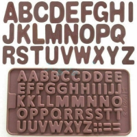 48 Alphabet Letters Dots Hyphen Silicone Mould Chocolate Fondant Jelly Mold