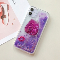 Glitter Liquid - Lip Wine  Purple iPhone 11 Pro Phone Case