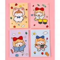 4pk Adorable Baby Girl Cute Mini Notebooks Small Notepads Pocket Memo Pads