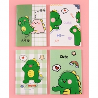 4pk Baby Dinosaurs Cute Mini Notebooks Small Notepads Notes Pad Pocket Memo Pads