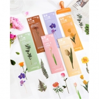 5pc Garden Flowers Bookmarks For Books Cute Floral Book Markers Readers Gift