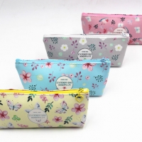 Flowers Butterflies Birds Patterned Cute Floral Pencil Case