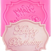 Happy Birthday Silicone Mould Chocolate Fondant Jelly Ice Cube Mold