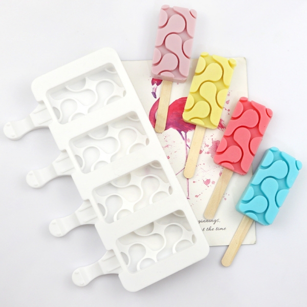 Cream Shape Silicone Mould Chocolate Fondant Jelly Ice Cube Mold