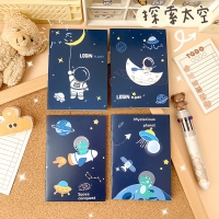 4pk Dinosaur Astronaut Animals Cover Mini Notebooks Small Notepads Memo Pads