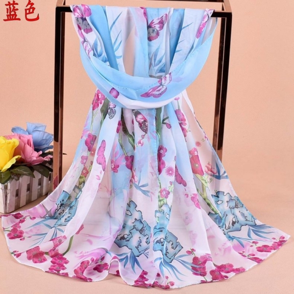 Fashion Ladies Scarves Chiffon Scarf Womens Shawls