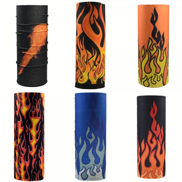 Fire Flame Multifunctional Face Masks