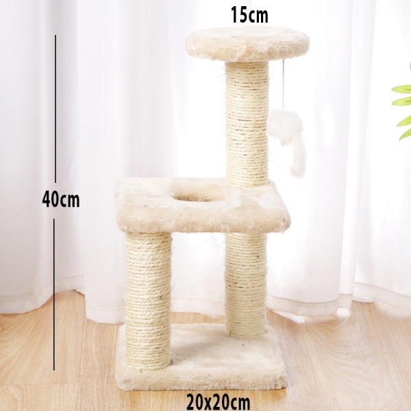 Climbing Frame Cat Beds White
