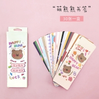 30pc Bears Animals Cute Bookmarks For Books Book Markers Gift For Readers